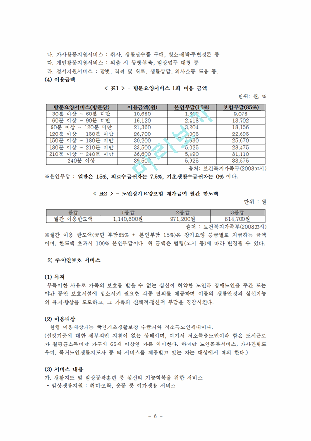 [사회복지] 우리나라 재가복지의 문제점 및 개선방향.hwp